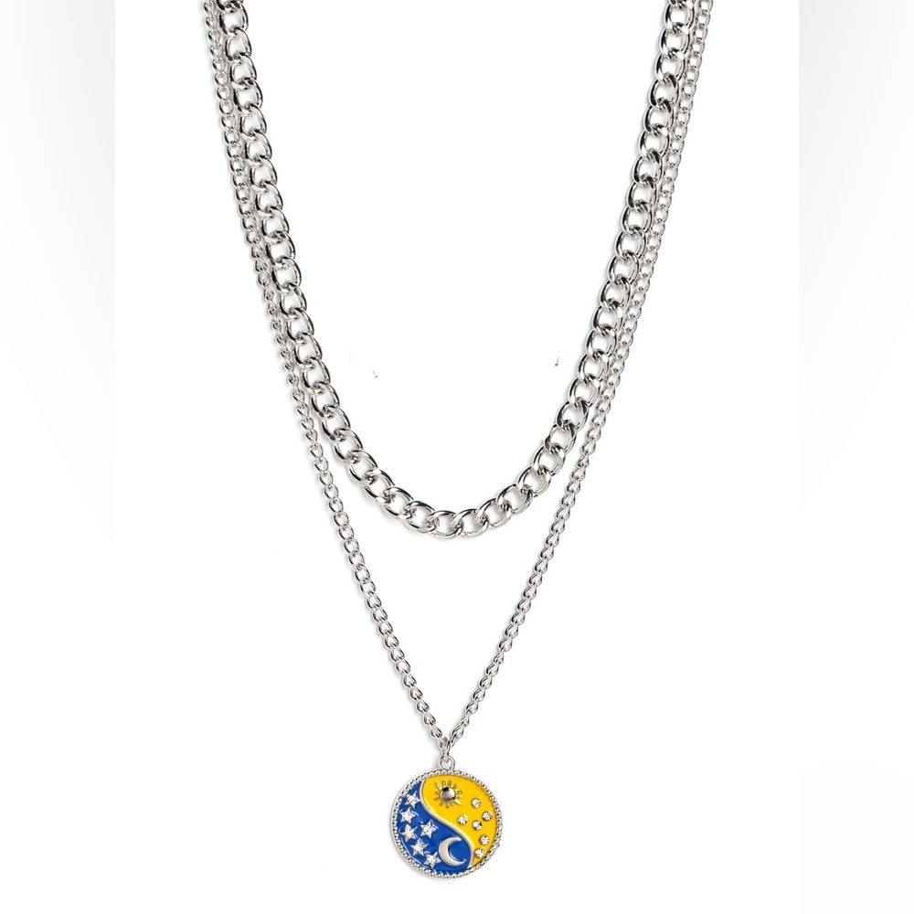 Moon & Stars Layered Necklace